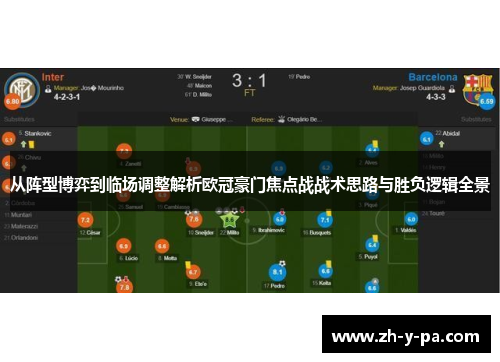 从阵型博弈到临场调整解析欧冠豪门焦点战战术思路与胜负逻辑全景