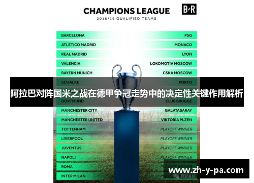 阿拉巴对阵国米之战在德甲争冠走势中的决定性关键作用解析